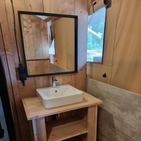 SafariZelt 4 Personen - Luxus inkl. Sanitäranlagen