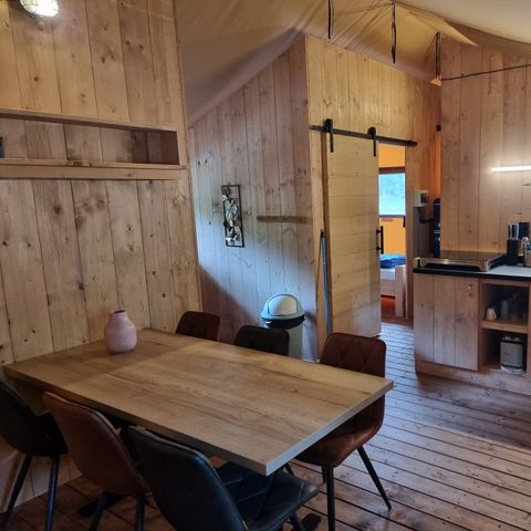 Safarizelt 6 Personen - Luxus inkl. Sanitäranlagen