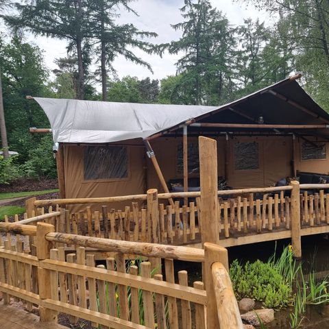 SafariZelt 6 Personen - Luxus inkl. Sanitäranlagen