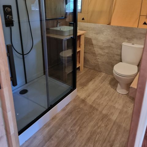 Safarizelt 4 Personen - Luxus inkl. Sanitäranlagen
