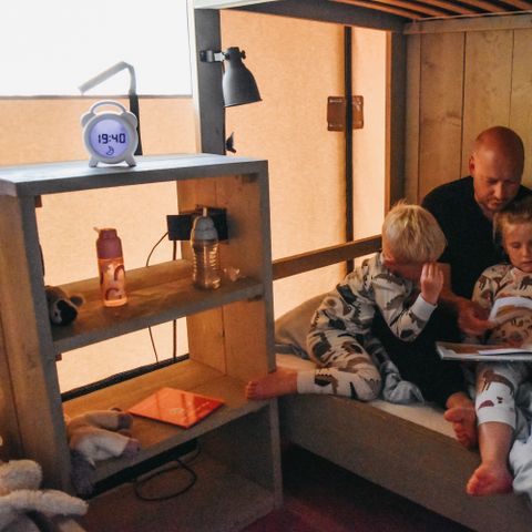 SafariZelt 6 Personen - einschließlich sanitärer Einrichtungen