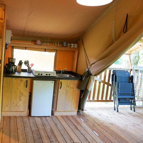 SafariZelt 4 Personen - einschließlich Toilette