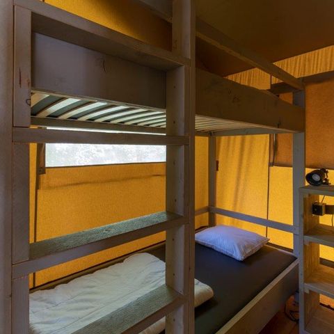 SafariZelt 4 Personen - inkl. Sanitäranlagen am See