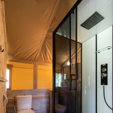 SafariZelt 4 Personen - inkl. Sanitäranlagen am See