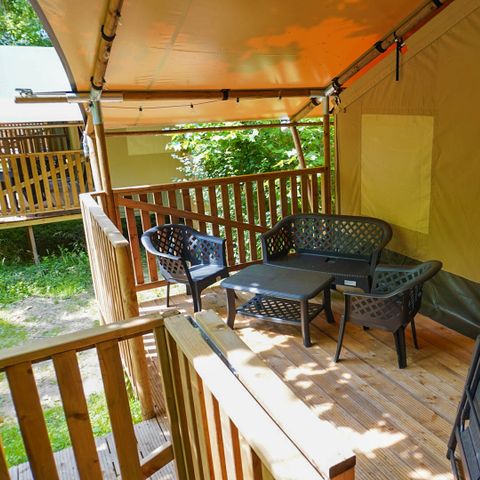 Safarizelt 4 Personen - einschließlich Toilette