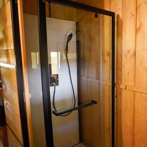 Safarizelt 5 Personen - inkl. Sanitäranlagen am See