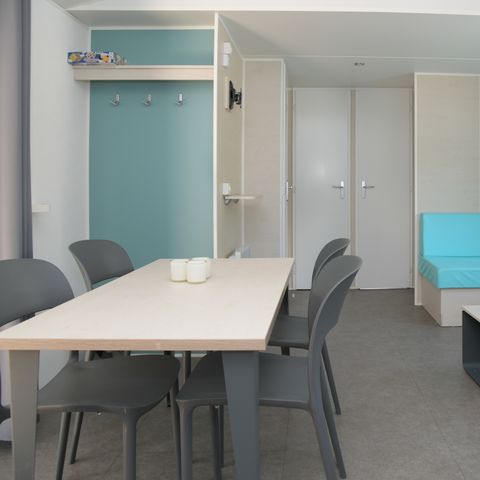 Mobilheim 6 Personen - Aqua (max. 4 Erwachsene)