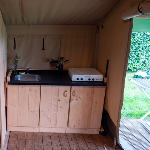 Safarizelt 6 Personen - einschließlich Toilette