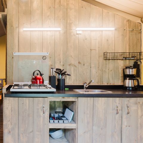 Safarizelt 6 Personen - einschließlich sanitärer Einrichtungen