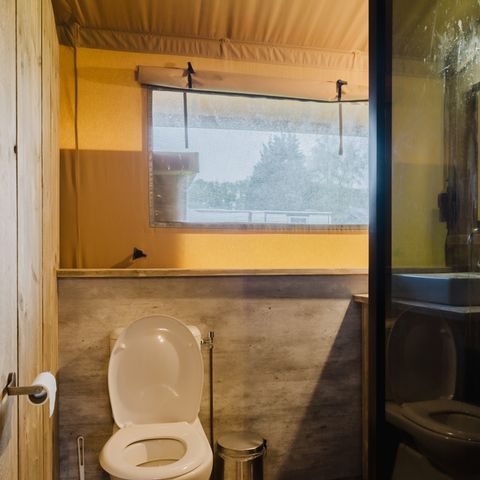 Safarizelt 6 Personen - einschließlich sanitärer Einrichtungen