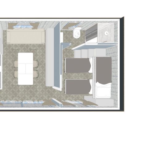 Mobilheim 5 personen - Maxicaravan JACUZZI VIEW