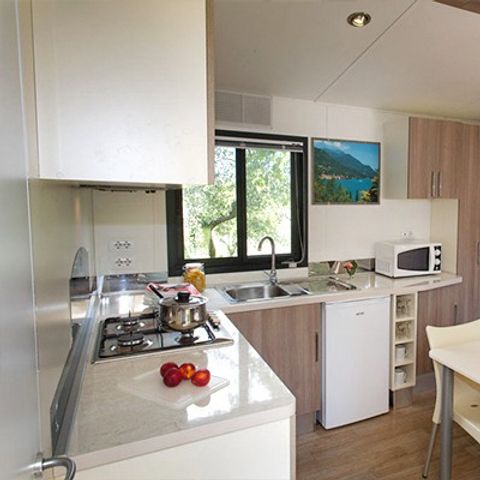 Mobilheim 4 personen - Mobilheim | Comfort XL | 2 Zi. | 4 Pers. | Erhöhte Terrasse | Klim.