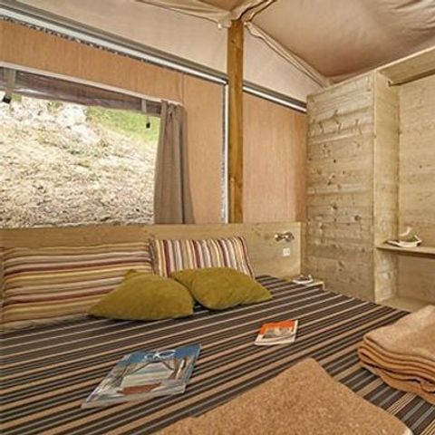 Safarizelt 5 personen - Super Lodge Zelt | 2 Schlafz. | 4/5 Pers. | 1 Bad