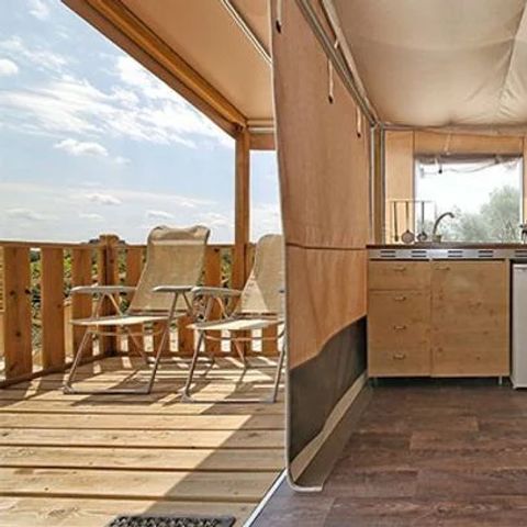 Safarizelt 5 personen - Super Lodge Zelt | 2 Schlafz. | 4/5 Pers. | 1 Bad