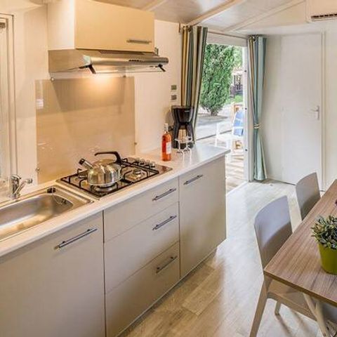 Mobilheim 5 Personen - Mobilheim | Premium | 2 Schlafz. | 5 Pers. | Terrasse Lounge | Clim.