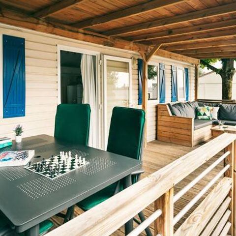 Mobilheim 5 Personen - Mobilheim | Premium | 2 Schlafz. | 5 Pers. | Terrasse Lounge | Clim.