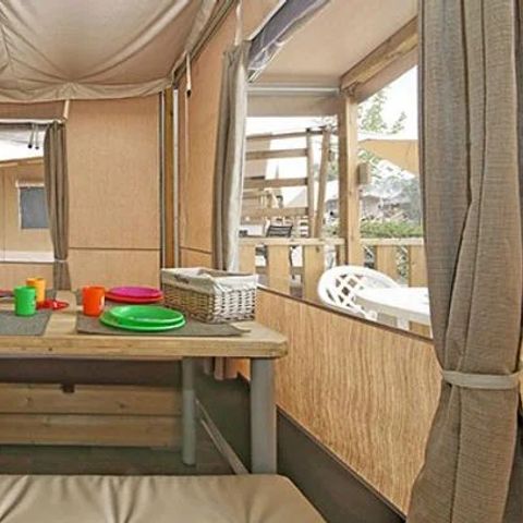 Safarizelt 5 personen - Super Lodge Zelt | 2 Schlafz. | 4/5 Pers. | 1 Bad