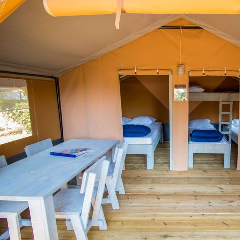 Safarizelt 5 personen - Safarizelt Comfort + Klima