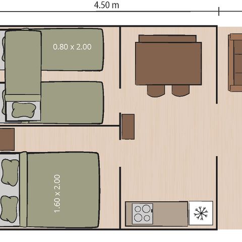 Safarizelt 5 Personen - Safarizelt Bella Vista + Klima (5P)