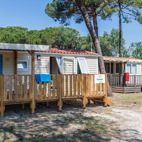 Bungalow 8 Personen - Mobilheim | Comfort | 3 Zi. | 6/8 Pers. | Erhöhte Terrasse