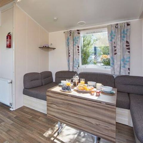 Bungalow 8 Personen - Mobilheim | Comfort | 3 Zi. | 6/8 Pers. | Erhöhte Terrasse