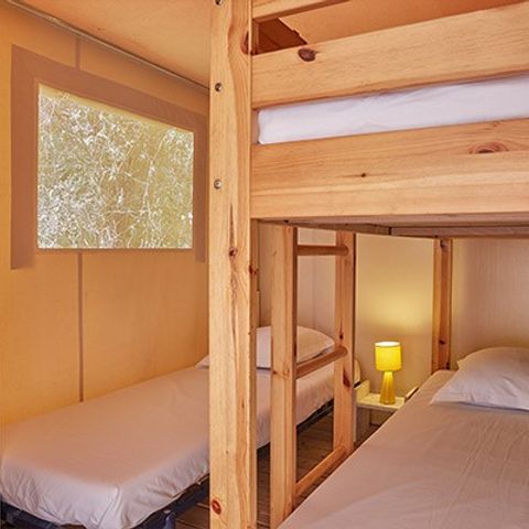 SafariZelt 5 Personen - Eco Lodge Zelt | 2 Schlafz. | 4/5 Pers. | Ohne Bad
