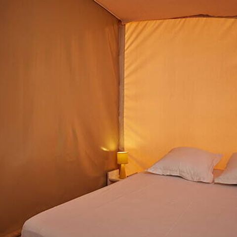 SafariZelt 5 Personen - Eco Lodge Zelt | 2 Schlafz. | 4/5 Pers. | Einfache Terrasse