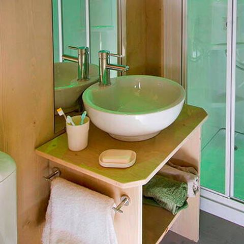 Safarizelt 6 Personen - Zelt Safari | 3 Schlafz. | 6 Pers. | 1 Bad | Klimaanlage