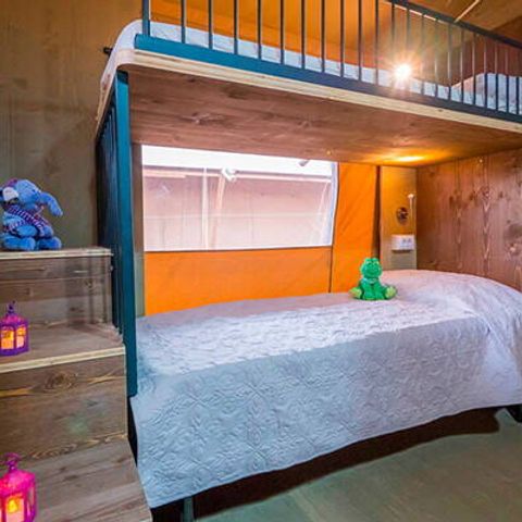 Safarizelt 6 Personen - Zelt Safari | 3 Schlafz. | 6 Pers. | 1 Bad | Klimaanlage