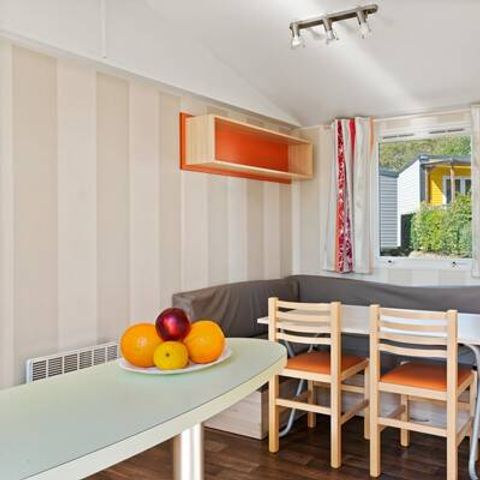 Mobilheim 6 Personen - Comfort | 2 Zi. | 4/6 Pers. | Erhöhte Terrasse