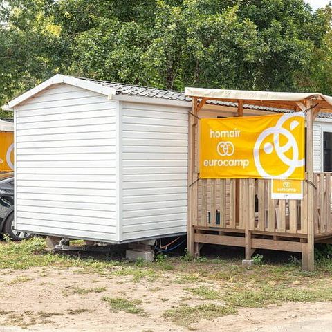 Mobilheim 6 personen - Comfort | 2 Zi. | 4/6 Pers. | Erhöhte Terrasse