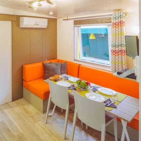 Mobilheim 7 Personen - Premium Plus 3 Zimmer Lounge