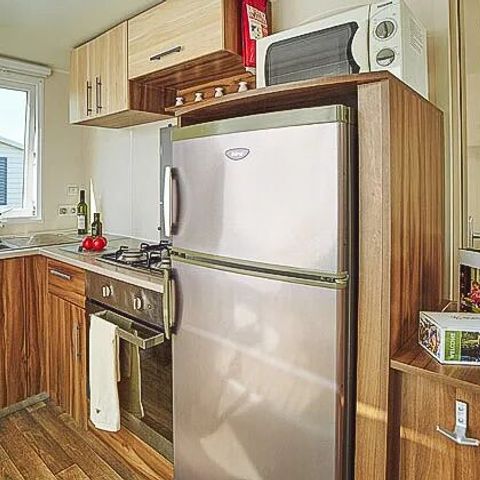 Mobilheim 6 Personen - Komfort 2 Schlafzimmer Wohnzimmer