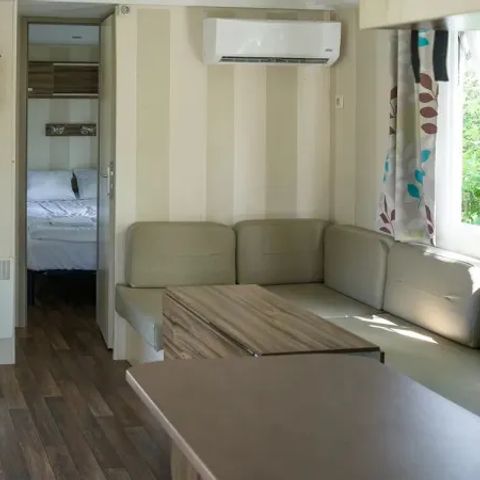 Mobilheim 6 Personen - Komfort 2 Schlafzimmer Wohnzimmer
