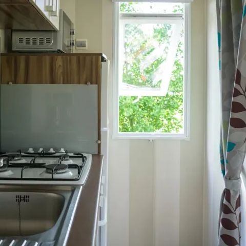 Mobilheim 6 Personen - Komfort 2 Schlafzimmer Wohnzimmer