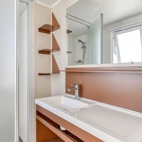 Mobilheim 6 Personen - Mobilheim | Classic XL | 3 Zi. | 6 Pers. | Erhöhte Terrasse | Klima.