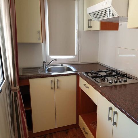 Mobilheim 6 Personen - Mobilheim | Classic | 3 Schlafz. | 6 Pers. | Erhöhte Terrasse | Klima.