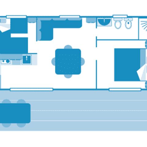 Mobilheim 5 Personen - Cottage 5p 2ch ****
