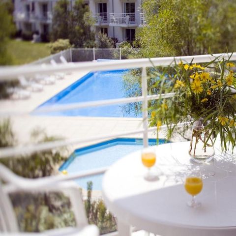 Apartement 6 Personen - 2 Zimmer 6 Personen Poolblick