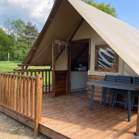 Safarizelt 5 Personen - Lodge-Zelt ohne Sanitäranlagen