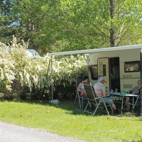 Stellplatz - Komfort (mit Strom)