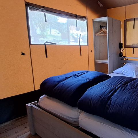 Safarizelt 6 Personen - Zelt Lodge Prestige Plus - 2 Zimmer - 1SDB - 35m²