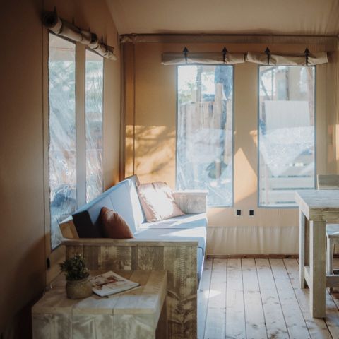 Safarizelt 5 Personen - Zelt Wood Prestige Plus 5Pers 2Sch 1SDB 38m²
