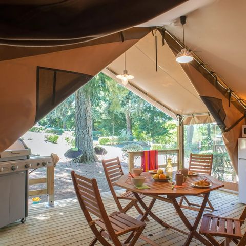 Zelt 5 Personen - Eco Lodge 2 Zimmer - ohne Sanitäranlagen