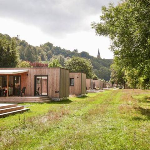 Lodge 4 personen - Lodge Family 34,02 m² - 2 Zimmer + Terrasse + TV