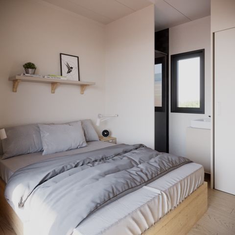 LODGE 6 Personen - Lodge Serenity 33,9 m² - 2 Schlafzimmer + 2 Bäder + Terrasse + TV