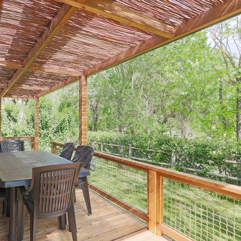 Chalet 4 personen - Chalet Portland 35 m² - 3 Zimmer + Überdachte Terrasse + TV