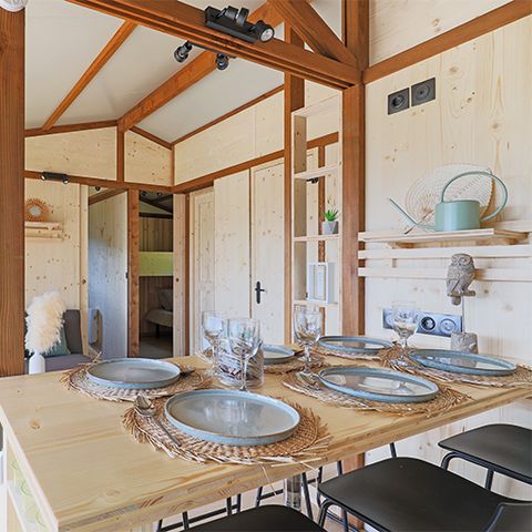 Chalet 6 Personen - Chalet Portland 35 m² - 3 Zimmer + Überdachte Terrasse + TV