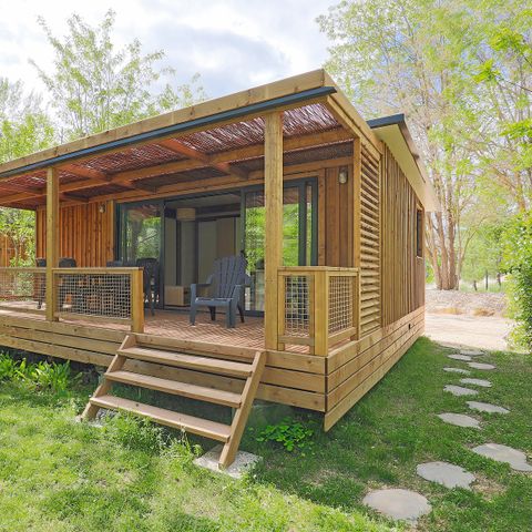 Chalet 6 Personen - Chalet Portland 35 m² - 3 Zimmer + Überdachte Terrasse + TV