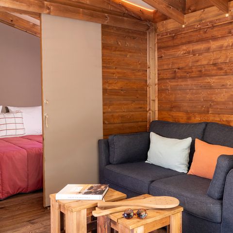 Safarizelt 4 personen - Cosy Glamping, 2 Schlafräume, 1 Badezimmer